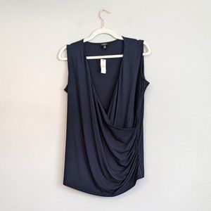 NWT Talbots Dark Blue Tank Top size 1X Petite